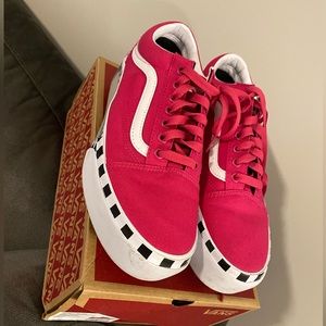 Old Sokol Stacked VANS Logo Stacked (only worn once)